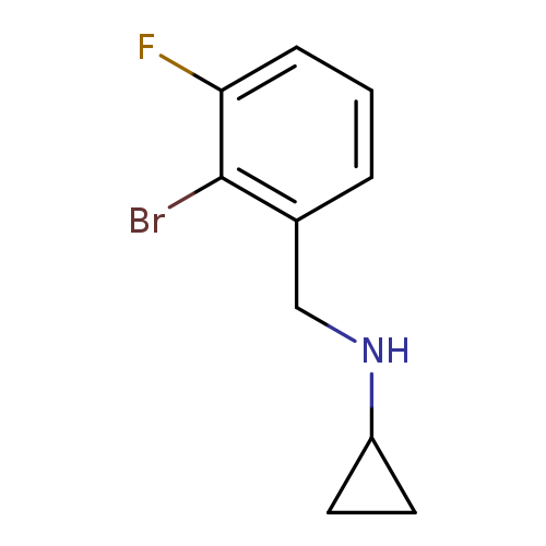 N-[(2-bromo-3-fluorophenyl)methyl]cyclopropanamine