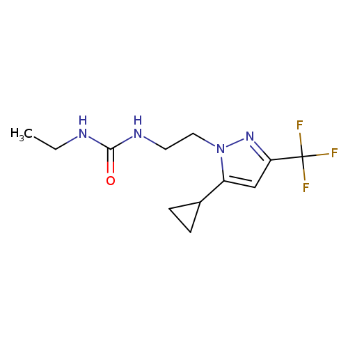 1-{2-[5-cyclopropyl-3-(trifluoromethyl)-1H-pyrazol-1-yl]ethyl}-3-ethylurea