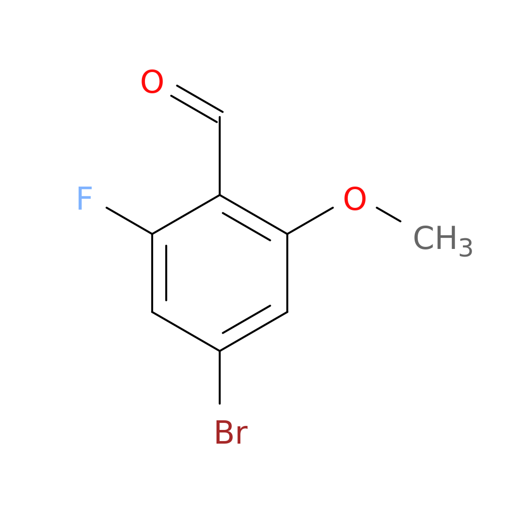 4-Bromo-2-fluoro-6-methoxybenzaldehyde