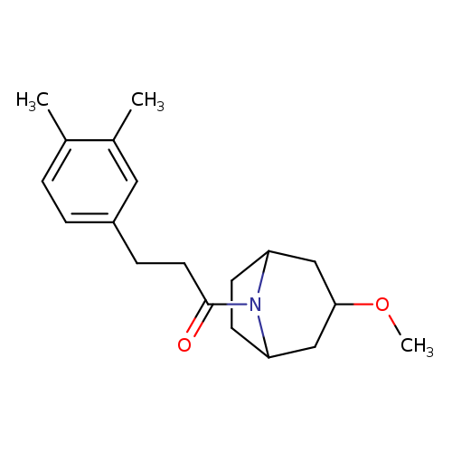 3-(3,4-dimethylphenyl)-1-{3-methoxy-8-azabicyclo[3.2.1]octan-8-yl}propan-1-one