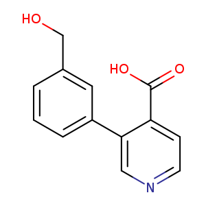 3-(3-Hydroxymethylphenyl)isonicotinic acid