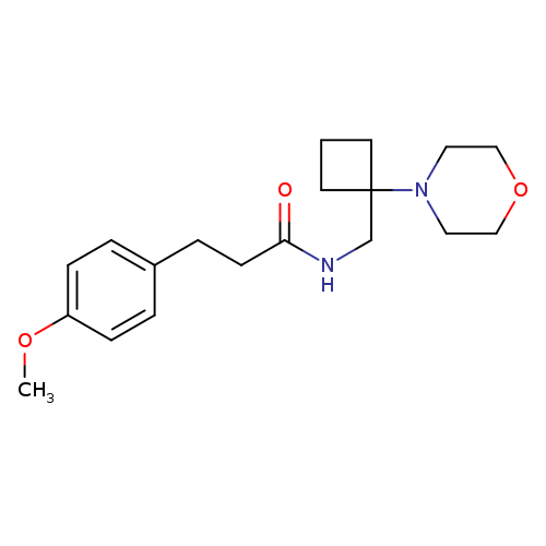 3-(4-methoxyphenyl)-N-{[1-(morpholin-4-yl)cyclobutyl]methyl}propanamide