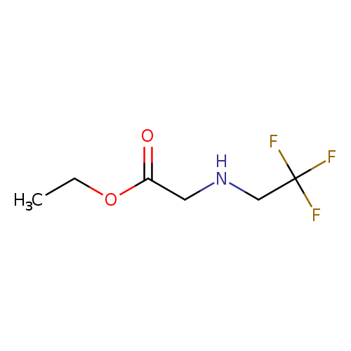 ethyl 2-[(2,2,2-trifluoroethyl)amino]acetate