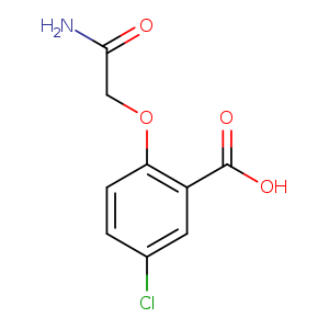 2-(carbamoylmethoxy)-5-chlorobenzoic acid