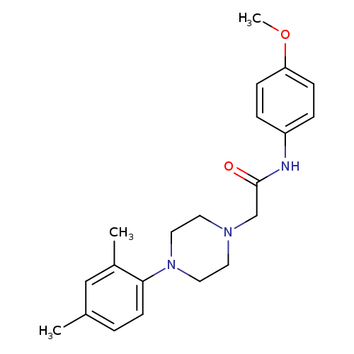 2-[4-(2,4-dimethylphenyl)piperazin-1-yl]-N-(4-methoxyphenyl)acetamide
