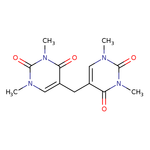 5-[(1,3-dimethyl-2,4-dioxo-1,2,3,4-tetrahydropyrimidin-5-yl)methyl]-1,3-dimethyl-1,2,3,4-tetrahydropyrimidine-2,4-dione