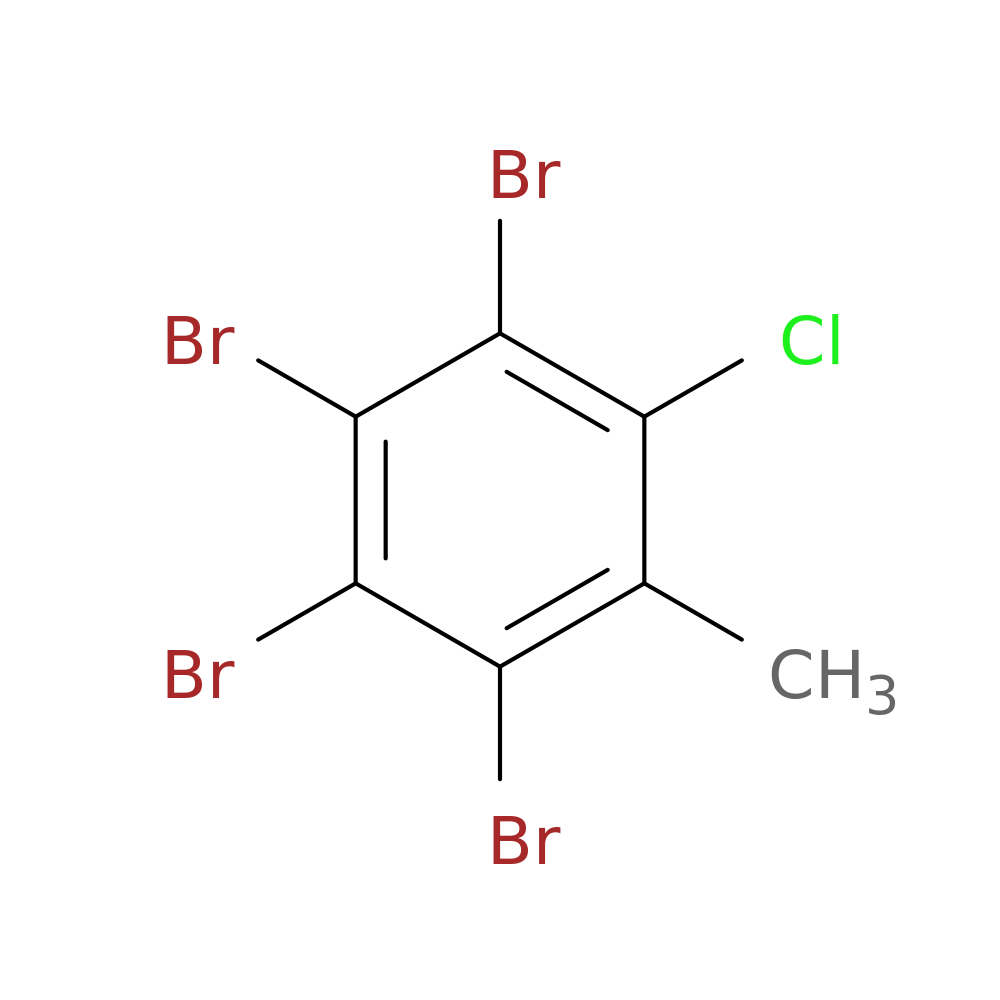 2,3,4,5-tetrabromo-6-chlorotoluene