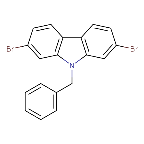 9H-Carbazole, 2,7-dibromo-9-(phenylmethyl)-