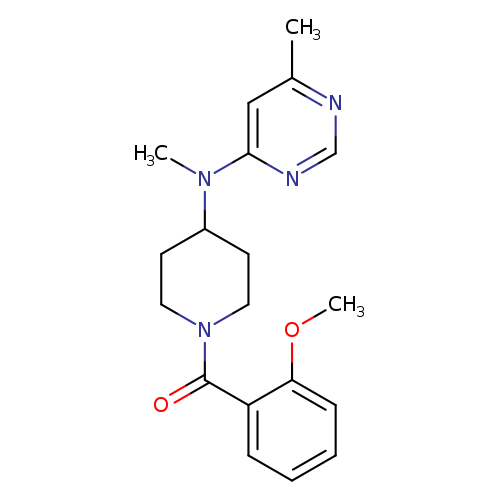 N-[1-(2-methoxybenzoyl)piperidin-4-yl]-N,6-dimethylpyrimidin-4-amine