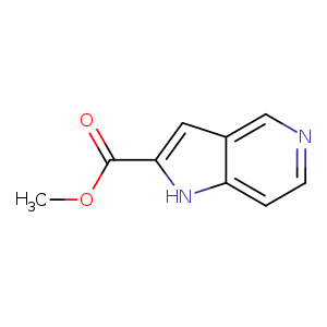 1H-Pyrrolo[3,2-c]pyridine-2-carboxylic acid, Methyl ester