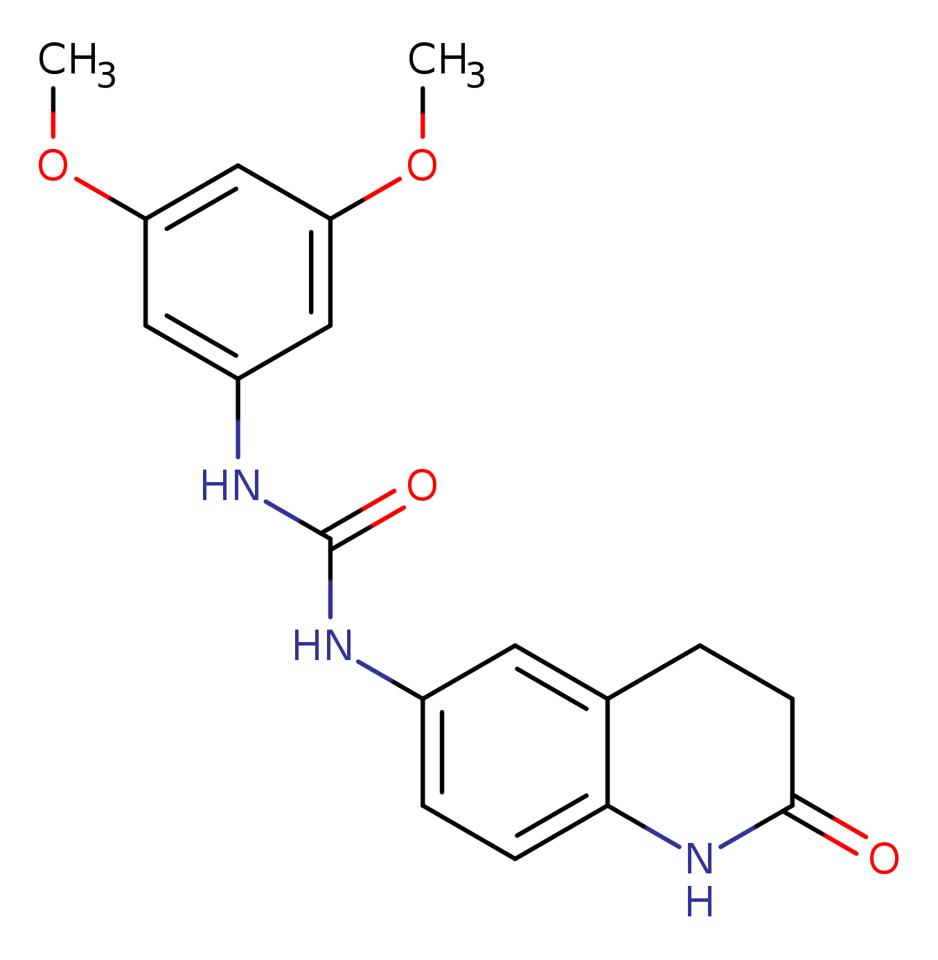 1-(3,5-dimethoxyphenyl)-3-(2-oxo-1,2,3,4-tetrahydroquinolin-6-yl)urea