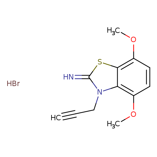"4,7-dimethoxy-3-(prop-2-yn-1-yl)benzo[d]thiazol-2(3H)-imine hydrobromide"