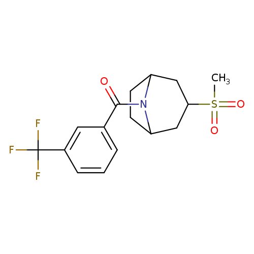 3-methanesulfonyl-8-[3-(trifluoromethyl)benzoyl]-8-azabicyclo[3.2.1]octane