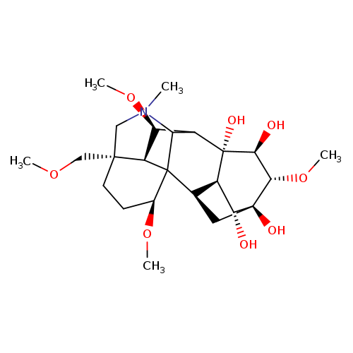 (1α,6α,14α,15α,16β)-1,6,16-Trimethoxy-4-(methoxymethyl)-20-methylaconitane-8,13,14,15-tetrol