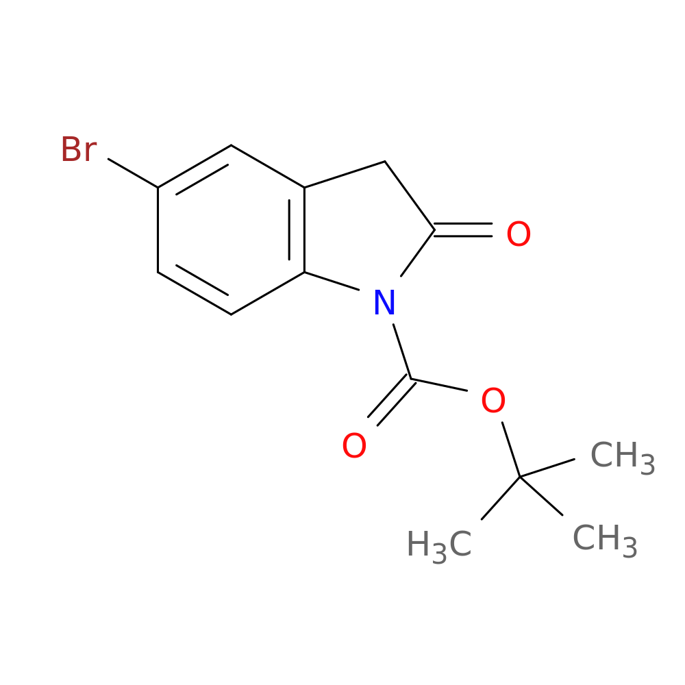 TERT-BUTYL 5-BROMO-2-OXOINDOLINE-1-CARBOXYLATE