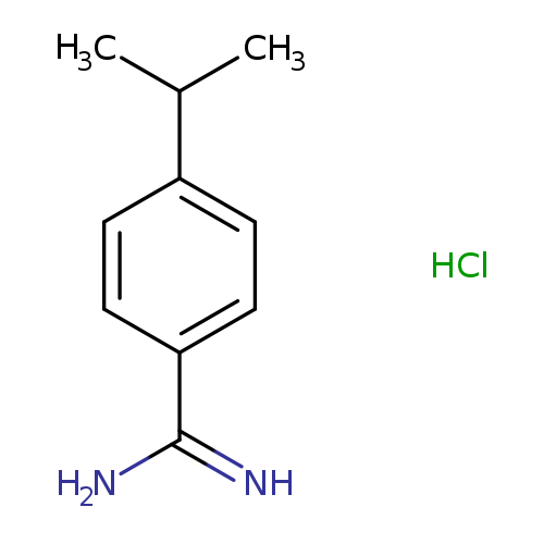 4-(propan-2-yl)benzene-1-carboximidamide hydrochloride