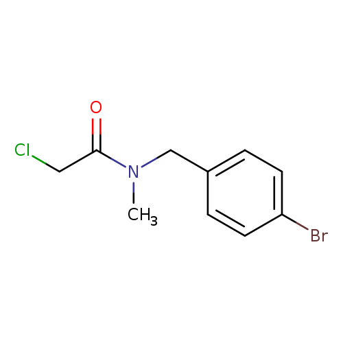 N-[(4-bromophenyl)methyl]-2-chloro-N-methylacetamide