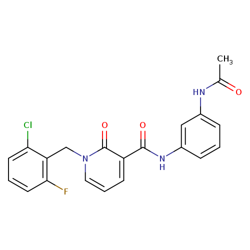 1-[(2-chloro-6-fluorophenyl)methyl]-N-(3-acetamidophenyl)-2-oxo-1,2-dihydropyridine-3-carboxamide