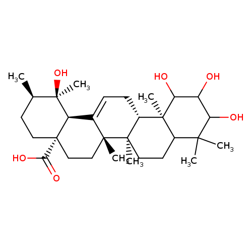 Urs-12-en-28-oic acid, 1,2,3,19-tetrahydroxy-, (1β,2α,3β)-