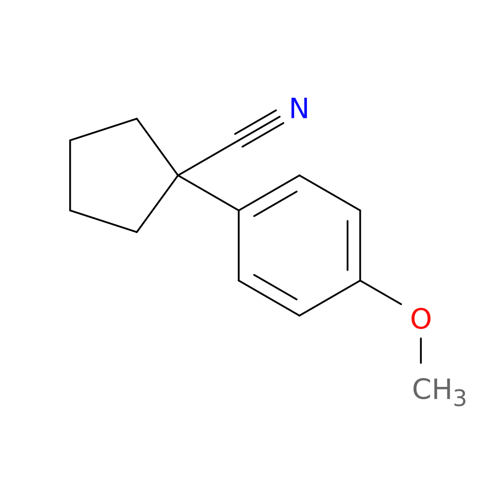 1-(4-Methoxyphenyl)cyclopentanecarbonitrile