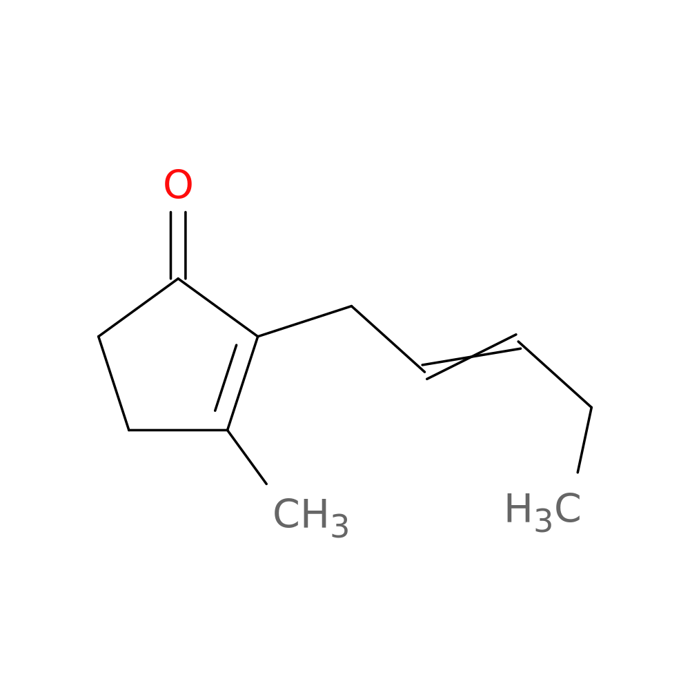 2-Cyclopenten-1-one, 3-methyl-2-(2Z)-2- pentenyl-