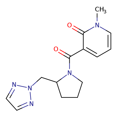 1-methyl-3-{2-[(2H-1,2,3-triazol-2-yl)methyl]pyrrolidine-1-carbonyl}-1,2-dihydropyridin-2-one