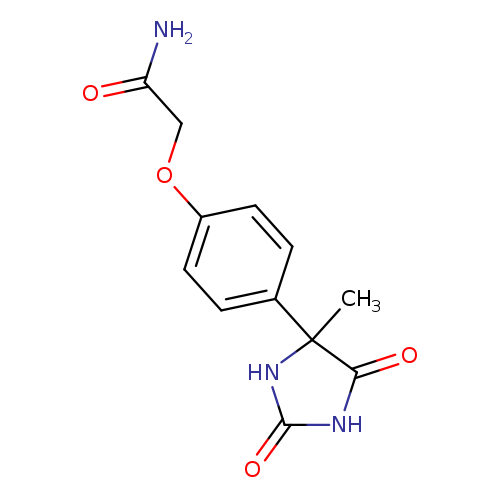 2-[4-(4-methyl-2,5-dioxoimidazolidin-4-yl)phenoxy]acetamide