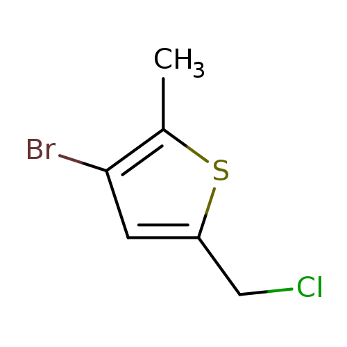 3-bromo-5-(chloromethyl)-2-methylthiophene