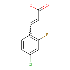 (E)-3-(4-Chloro-2-fluorophenyl)acrylic acid