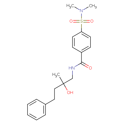 4-(dimethylsulfamoyl)-N-(2-hydroxy-2-methyl-4-phenylbutyl)benzamide