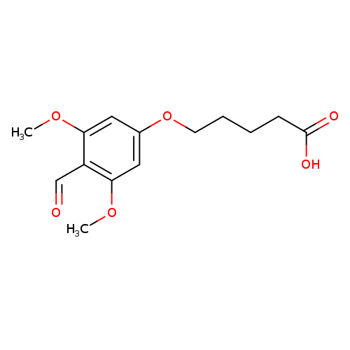 Pentanoic acid, 5-(4-formyl-3,5-dimethoxyphenoxy)-