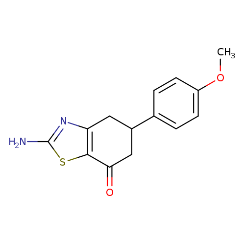 2-amino-5-(4-methoxyphenyl)-4,5,6,7-tetrahydro-1,3-benzothiazol-7-one