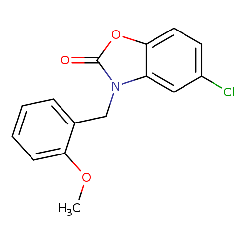 5-chloro-3-[(2-methoxyphenyl)methyl]-2,3-dihydro-1,3-benzoxazol-2-one