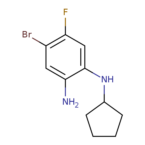 4-Bromo-1-N-cyclopentyl-5-fluorobenzene-1,2-diamine