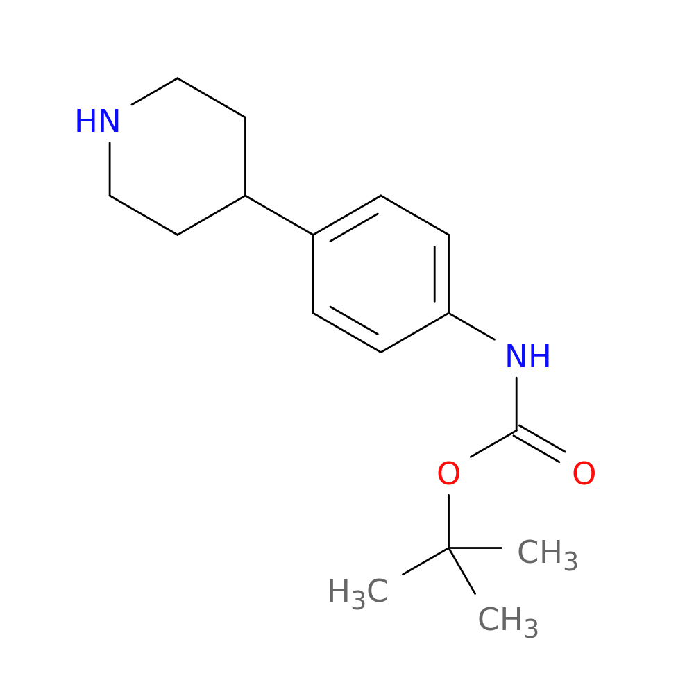 tert-Butyl (4-(piperidin-4-yl)phenyl)carbamate