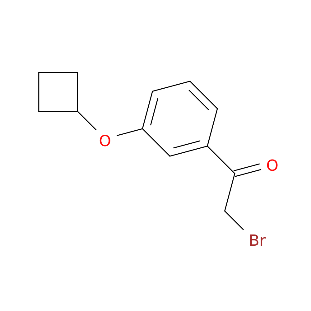 2-bromo-1-(3-cyclobutoxyphenyl)ethan-1-one