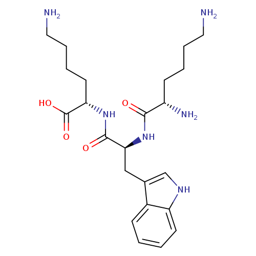 (2S)-6-amino-2-[[(2S)-2-[[(2S)-2,6-diaminohexanoyl]amino]-3-(1H-indol-3-yl)propanoyl]amino]hexanoic acid
