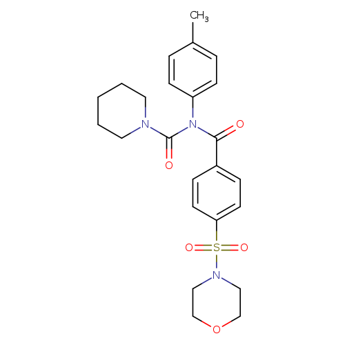 N-(4-methylphenyl)-N-[4-(morpholine-4-sulfonyl)benzoyl]piperidine-1-carboxamide