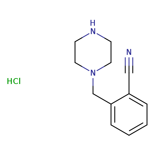 2-(piperazin-1-ylmethyl)benzonitrile;hydrochloride