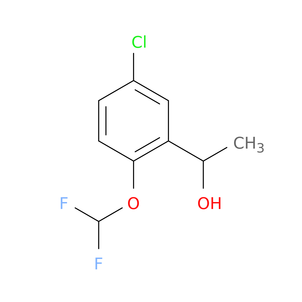 1-[5-chloro-2-(difluoromethoxy)phenyl]ethan-1-ol