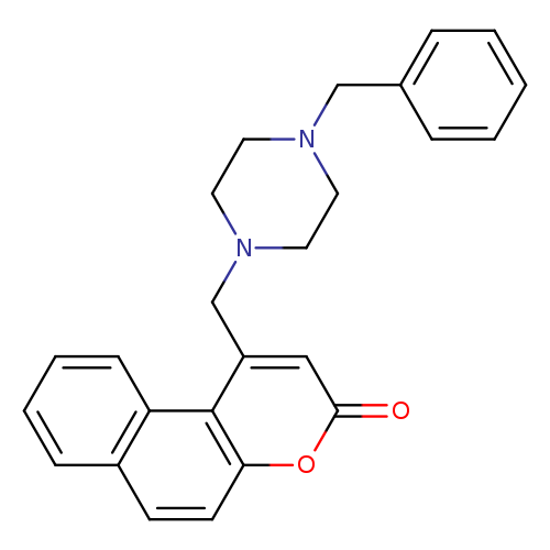 1-[(4-benzylpiperazin-1-yl)methyl]-3H-benzo[f]chromen-3-one