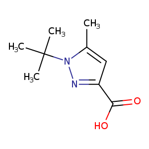 1H-Pyrazole-3-carboxylic acid, 1-(1,1-dimethylethyl)-5-methyl-