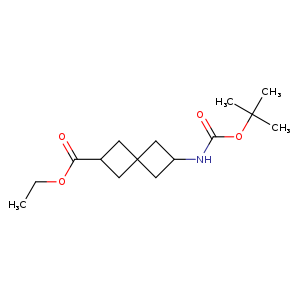 Spiro[3.3]heptane-2-carboxylic acid, 6-[[(1,1-dimethylethoxy)carbonyl]amino]-, ethyl ester
