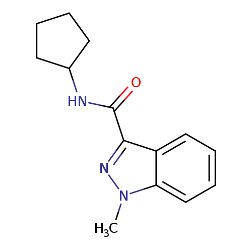 N-cyclopentyl-1-methyl-1H-indazole-3-carboxamide