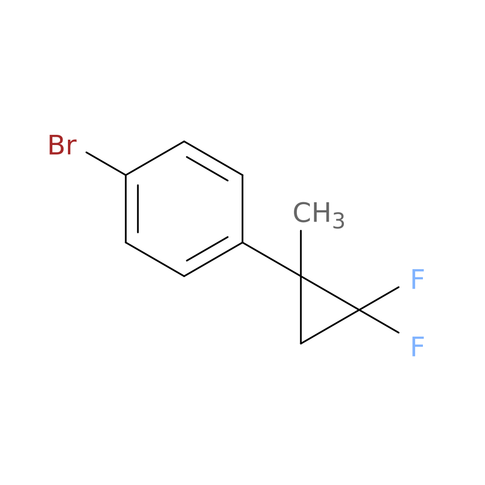 1-bromo-4-(2,2-difluoro-1-methylcyclopropyl)benzene