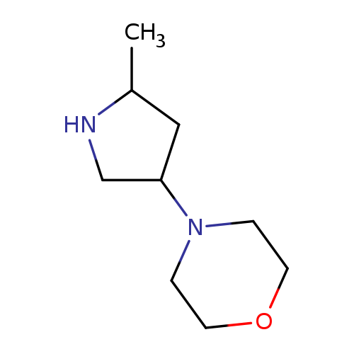 4-(5-methylpyrrolidin-3-yl)morpholine