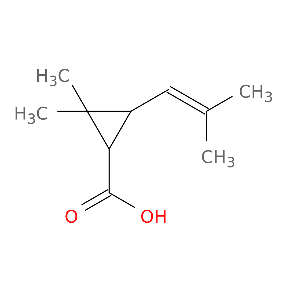 2,2-Dimethyl-3-(2-methylprop-1-en-1-yl)cyclopropanecarboxylic acid