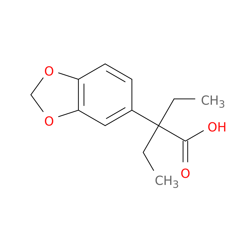 2-(1,3-dioxaindan-5-yl)-2-ethylbutanoic acid