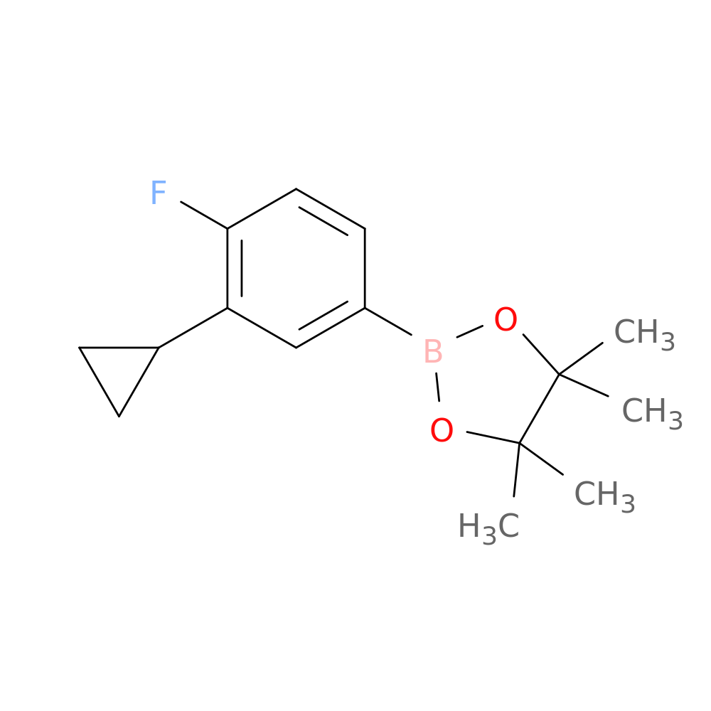 2-(3-Cyclopropyl-4-fluorophenyl)-4,4,5,5-tetramethyl-1,3,2-dioxaborolane