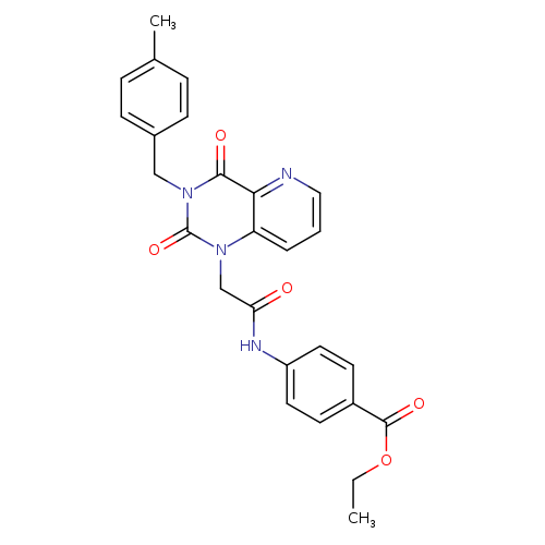 ethyl 4-(2-{3-[(4-methylphenyl)methyl]-2,4-dioxo-1H,2H,3H,4H-pyrido[3,2-d]pyrimidin-1-yl}acetamido)benzoate